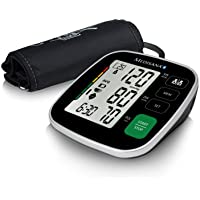 Medisana BU 546 connect Tensiómetro para el brazo con manguito grande- pantalla de arritmia- escala de colores de la OMS…